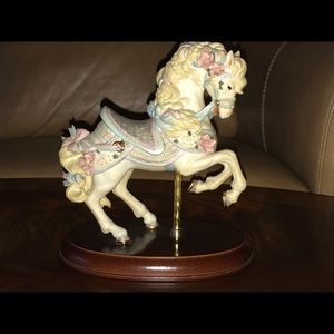 Lennox carousel horse on stand